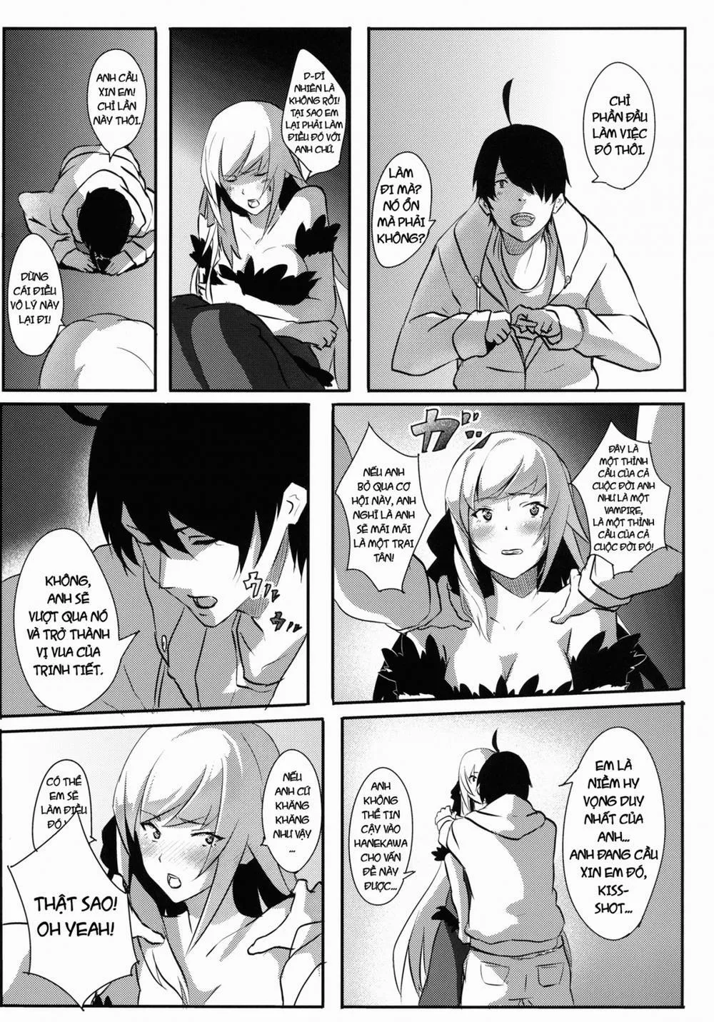 HentaiVN.net - Ảnh 6 - KISS x SHOT (Bakemonogatari) - Chap 1