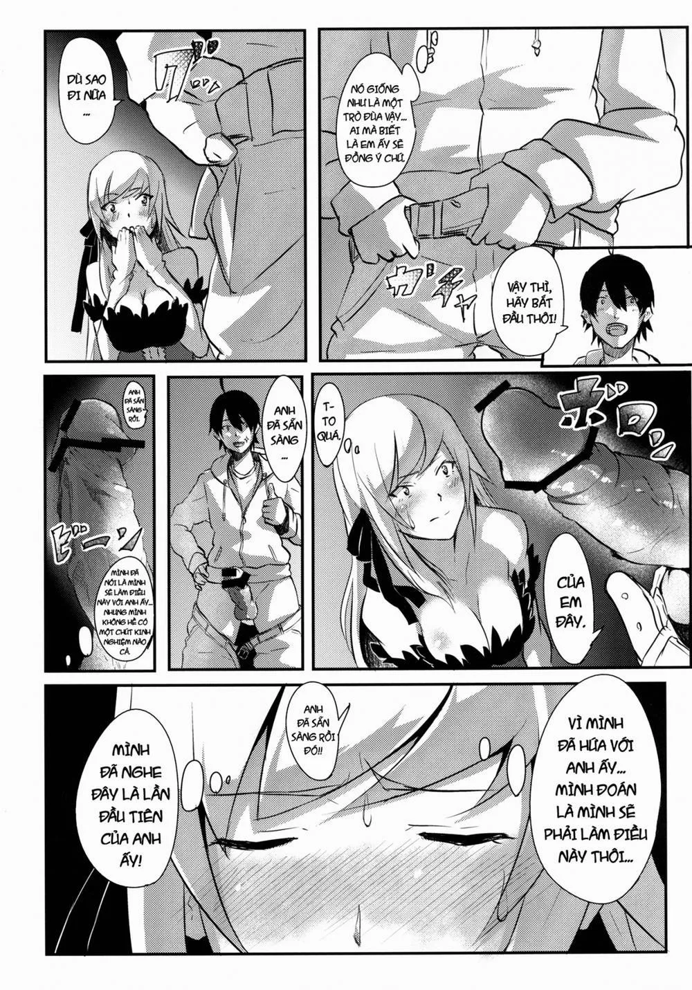 HentaiVN.net - Ảnh 7 - KISS x SHOT (Bakemonogatari) - Chap 1