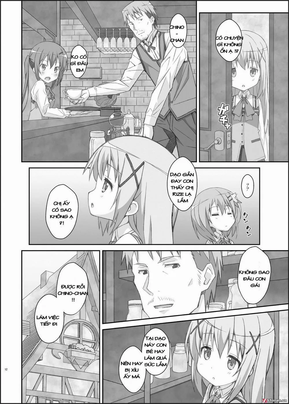 HentaiVN.net - Ảnh 11 - Type-33 (Gochuumon wa Usagi Desu ka) - Chap 1