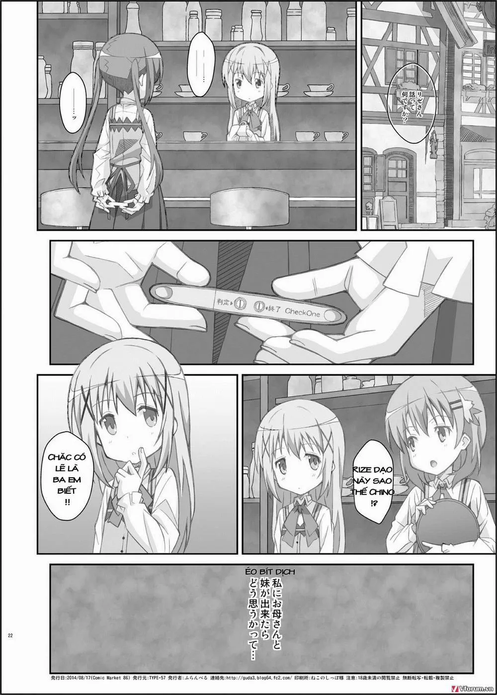 HentaiVN.net - Ảnh 21 - Type-33 (Gochuumon wa Usagi Desu ka) - Chap 1