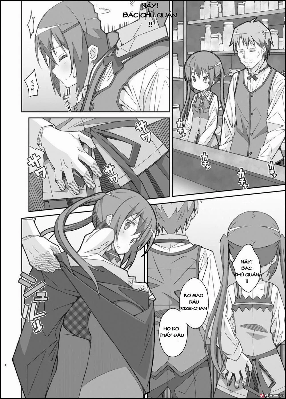HentaiVN.net - Ảnh 3 - Type-33 (Gochuumon wa Usagi Desu ka) - Chap 1