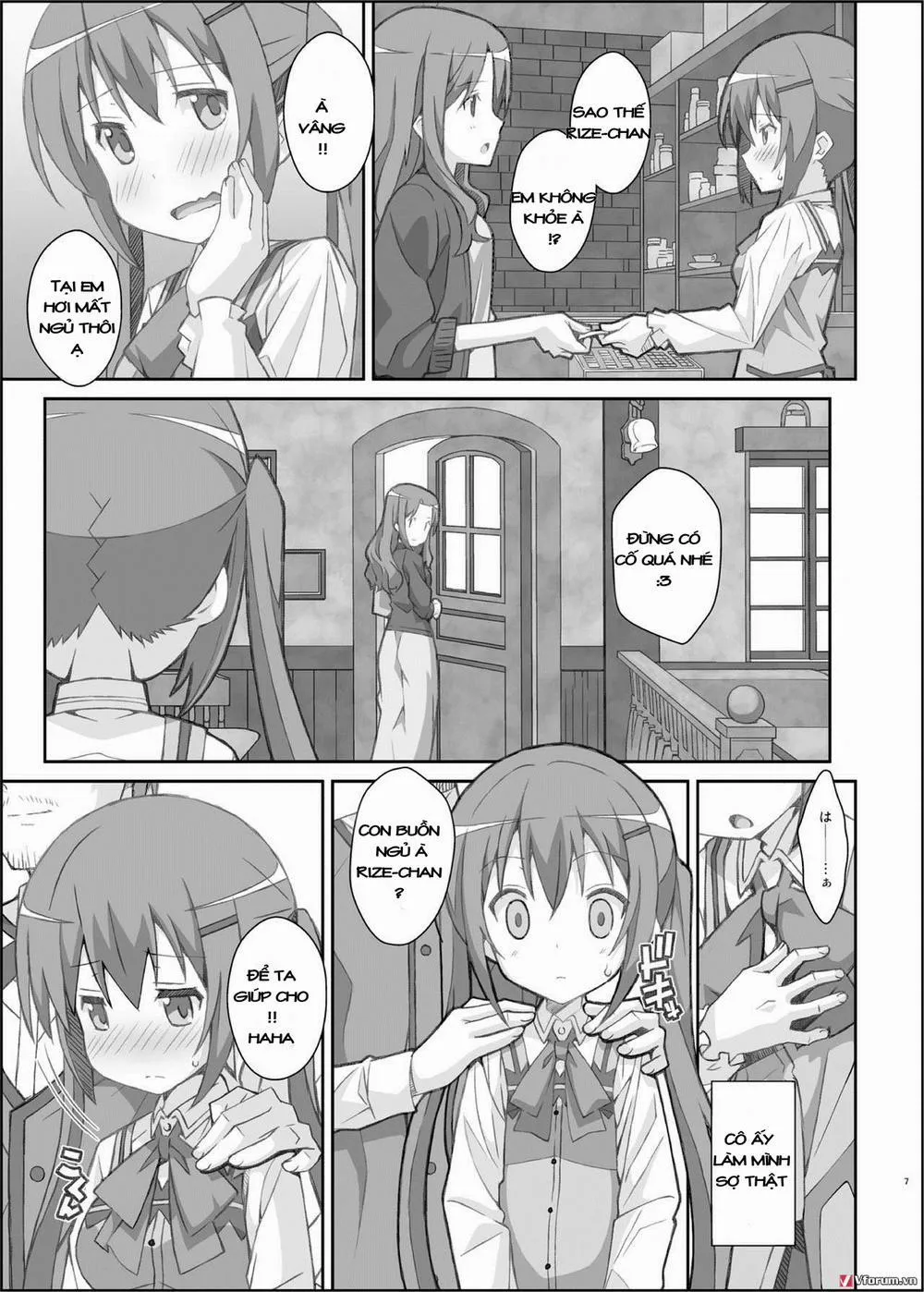 HentaiVN.net - Ảnh 6 - Type-33 (Gochuumon wa Usagi Desu ka) - Chap 1