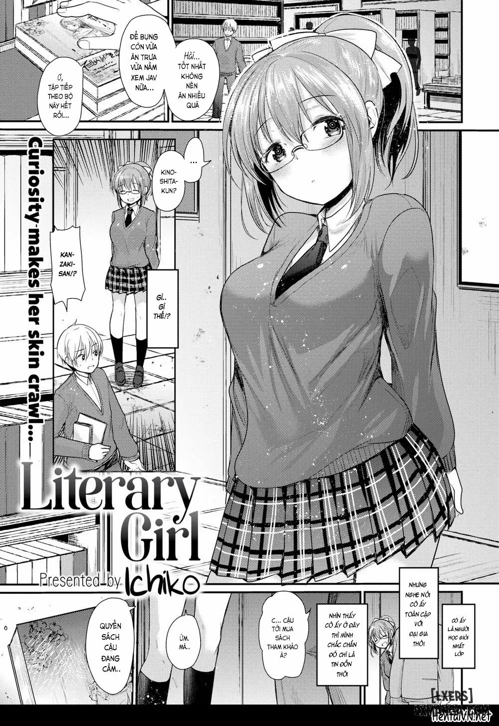 HentaiVN.net - Ảnh 1 - Literary Girl - Chap 1