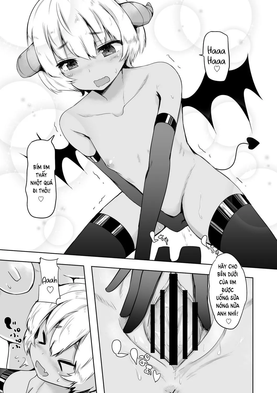HentaiVN.net - Ảnh 8 - Flat Succubus-chan's Sexual Harvest [Pettanko Succubus-chan no Gorioshi Sakusei] - Chap 1
