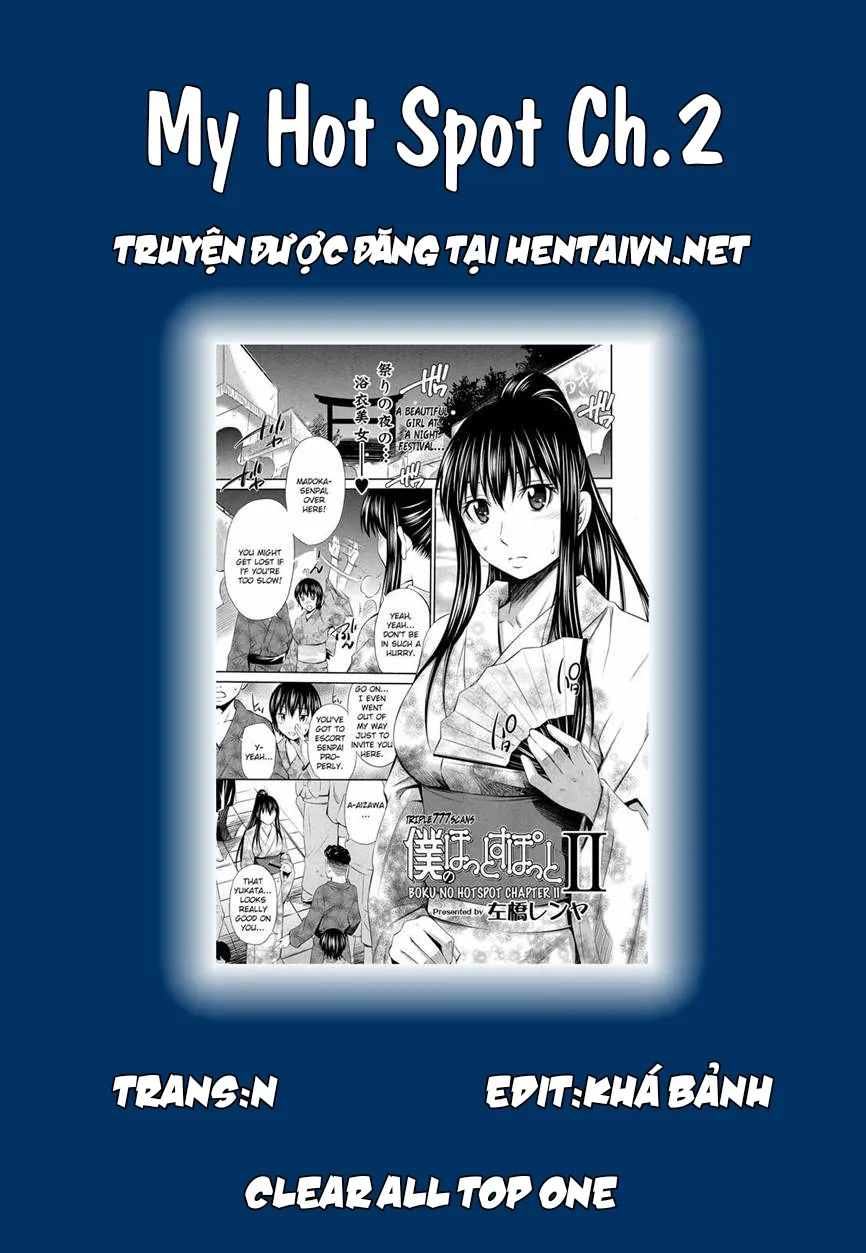 HentaiVN.net - Ảnh 26 - Boku no Hot Spot [僕のほっとすぽっと 第] - Chap 2