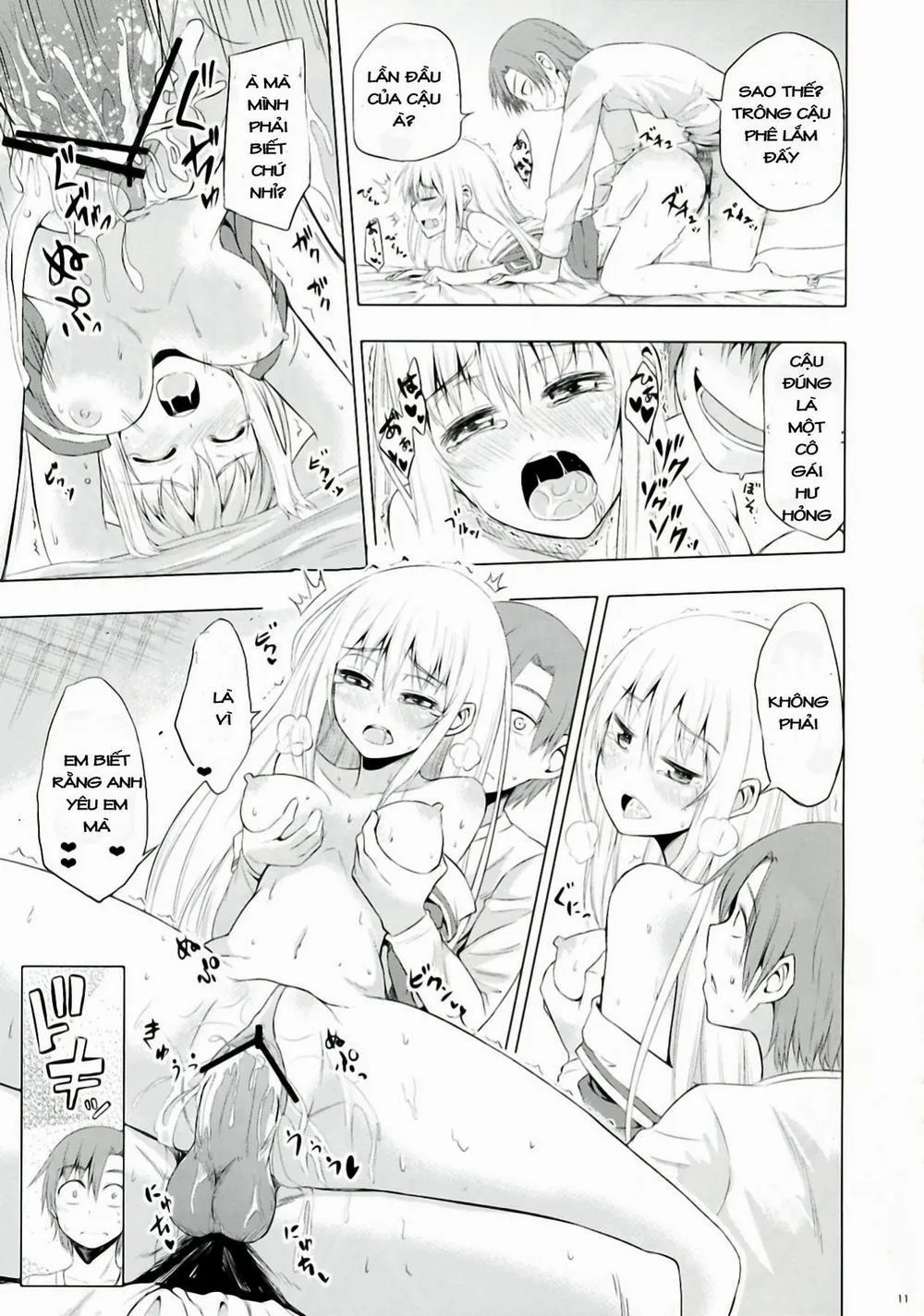 HentaiVN.net - Ảnh 10 - Mayonaka Demo Shuraba Sugiru (Ore no Kanojo to Osananajimi ga Shuraba Sugiru) - Chap 1