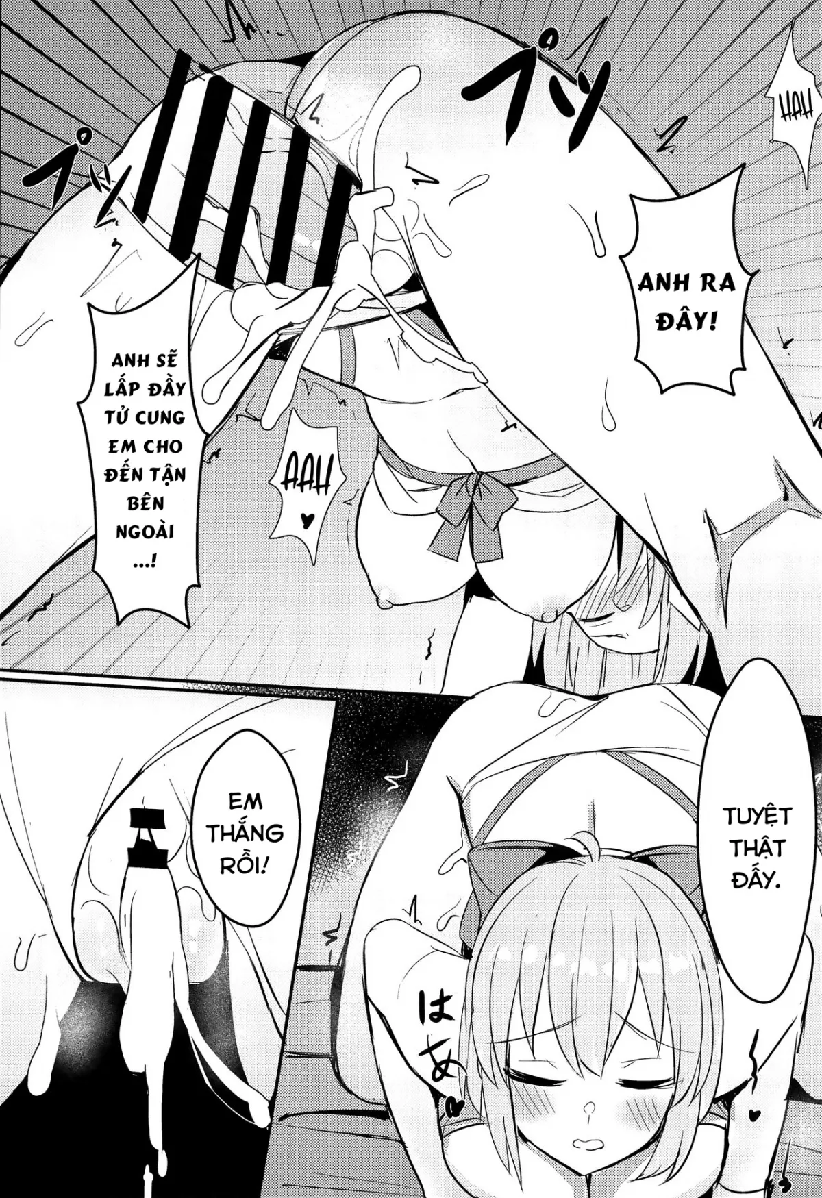 HentaiVN.net - Ảnh 11 - Cuộc đấu giữa hai kiếm sĩ đồ bơi! [Mizugi Kengou Shoubu!!; Swimsuit Swordmaster Showdown!!; 水着剣豪勝負!!] - Chap 1