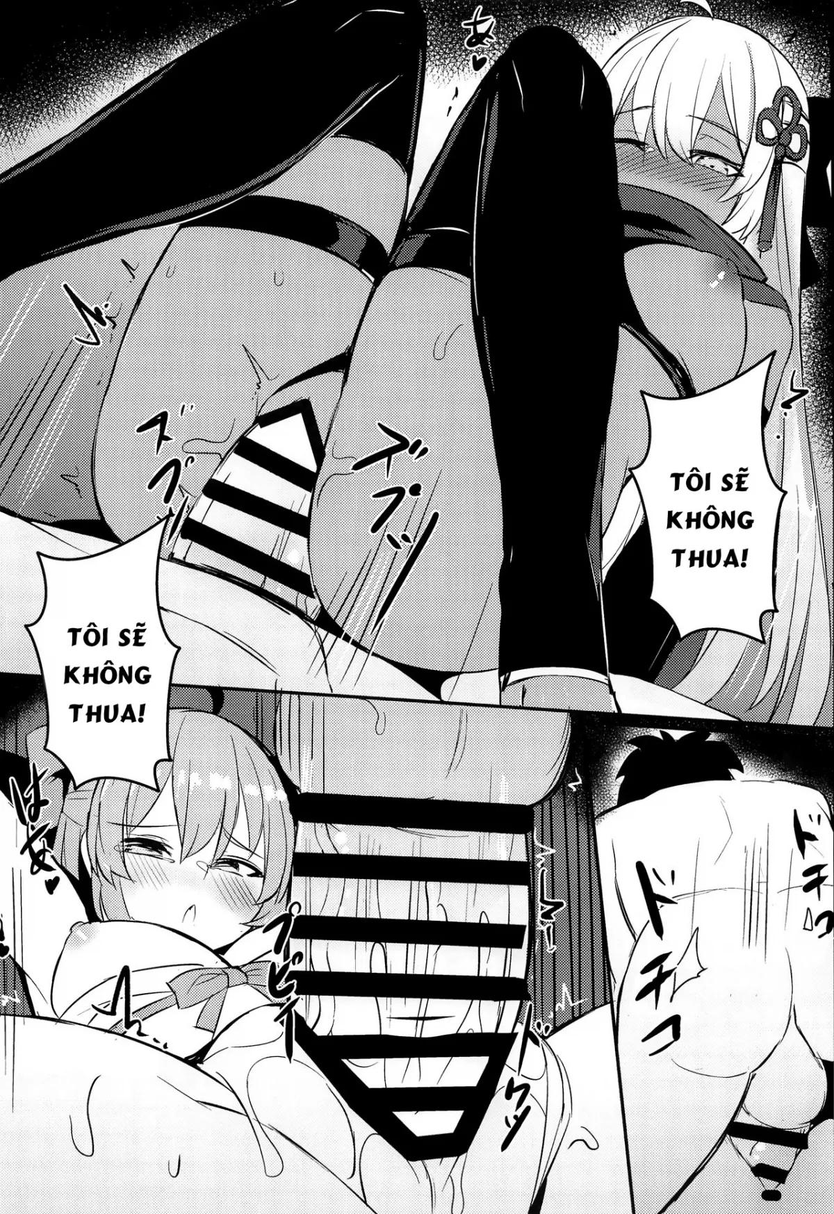 HentaiVN.net - Ảnh 16 - Cuộc đấu giữa hai kiếm sĩ đồ bơi! [Mizugi Kengou Shoubu!!; Swimsuit Swordmaster Showdown!!; 水着剣豪勝負!!] - Chap 1
