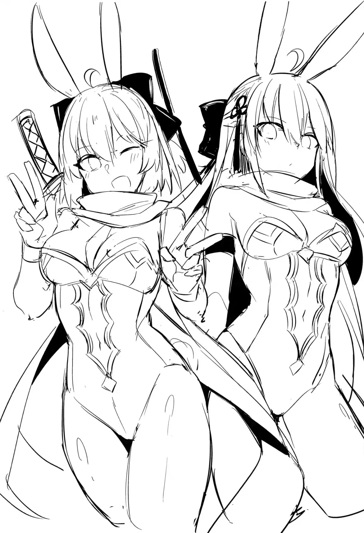 HentaiVN.net - Ảnh 19 - Cuộc đấu giữa hai kiếm sĩ đồ bơi! [Mizugi Kengou Shoubu!!; Swimsuit Swordmaster Showdown!!; 水着剣豪勝負!!] - Chap 1