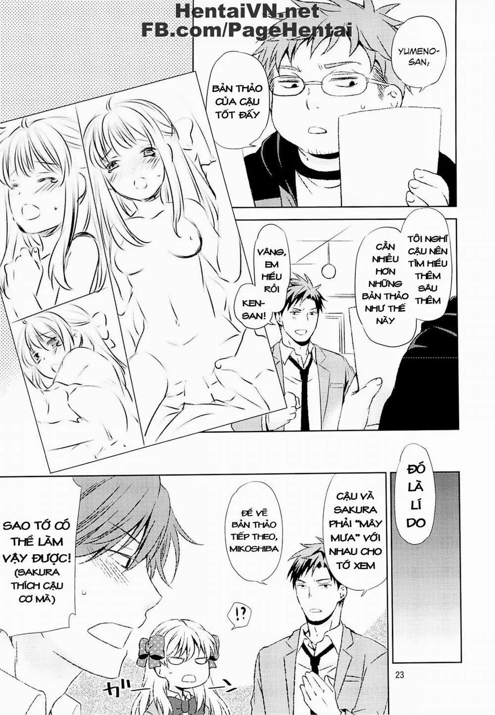 HentaiVN.net - Ảnh 21 - Kikan Shoujo Sakura-san (Gekkan Shoujo Nozaki-kun) - Chap 1