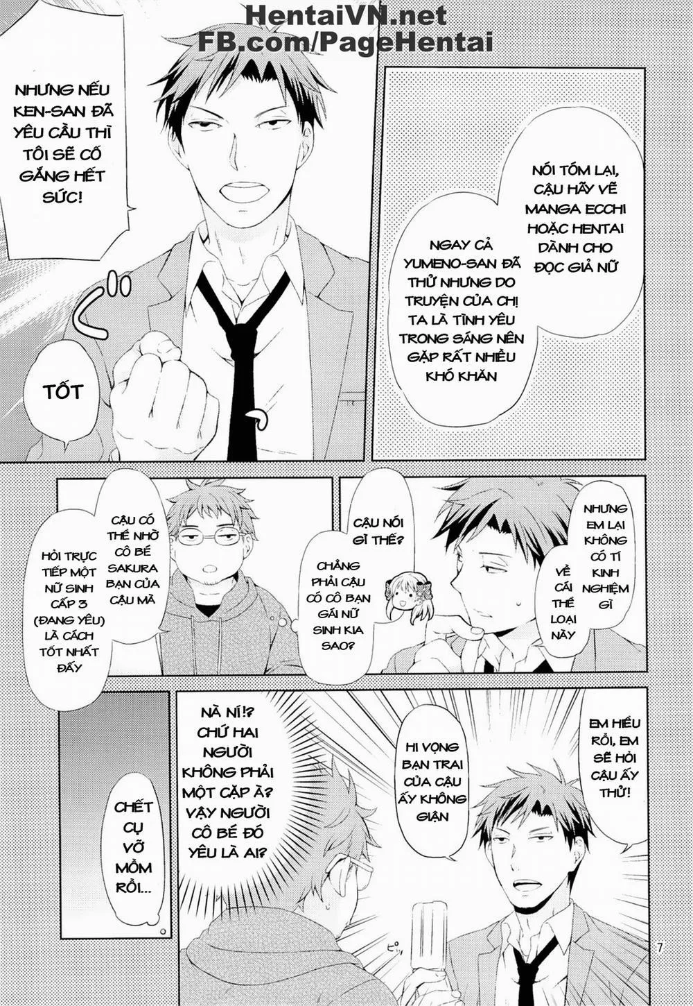 HentaiVN.net - Ảnh 5 - Kikan Shoujo Sakura-san (Gekkan Shoujo Nozaki-kun) - Chap 1