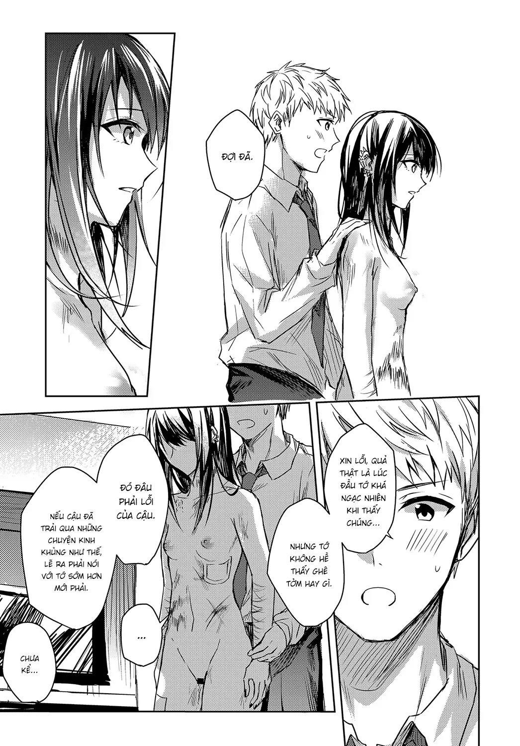 HentaiVN.net - Ảnh 15 - Muốn Được Chia Sẻ Nỗi Đau với Em [Kimi to Itami wo Wakachi ...AI... tai, I Want to Share Your Pain] - Chap 1