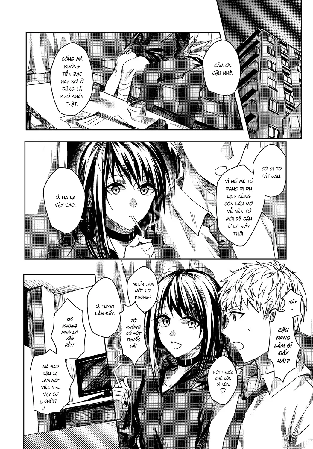 HentaiVN.net - Ảnh 4 - Muốn Được Chia Sẻ Nỗi Đau với Em [Kimi to Itami wo Wakachi ...AI... tai, I Want to Share Your Pain] - Chap 1