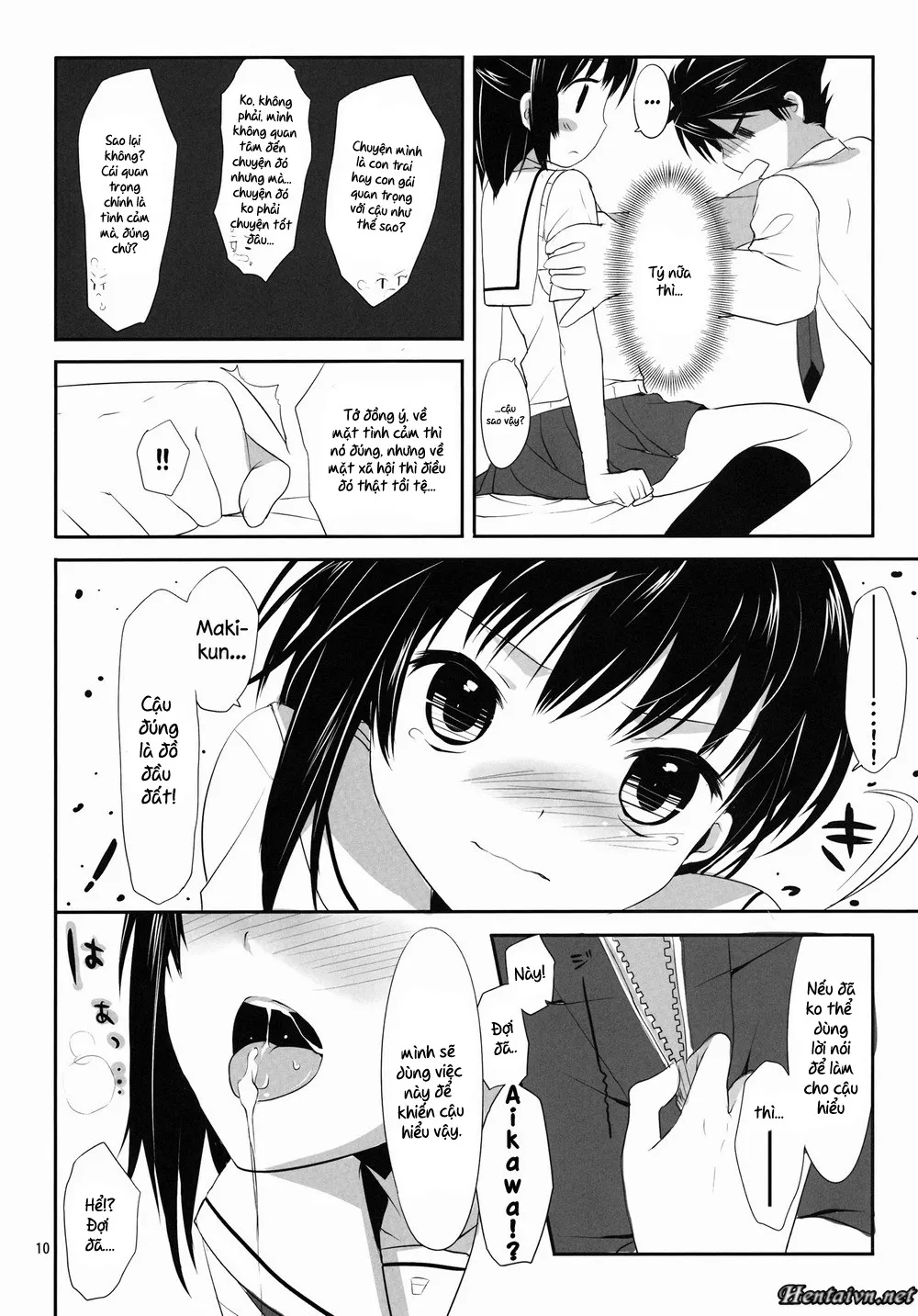 HentaiVN.net - Ảnh 9 - Ore to Aikawa ga Hokenshitsu de Himitsu no xxx (Prunus Girl) [Me And Aikawa And Secret XXX In The Nurse's Office] - Chap 1