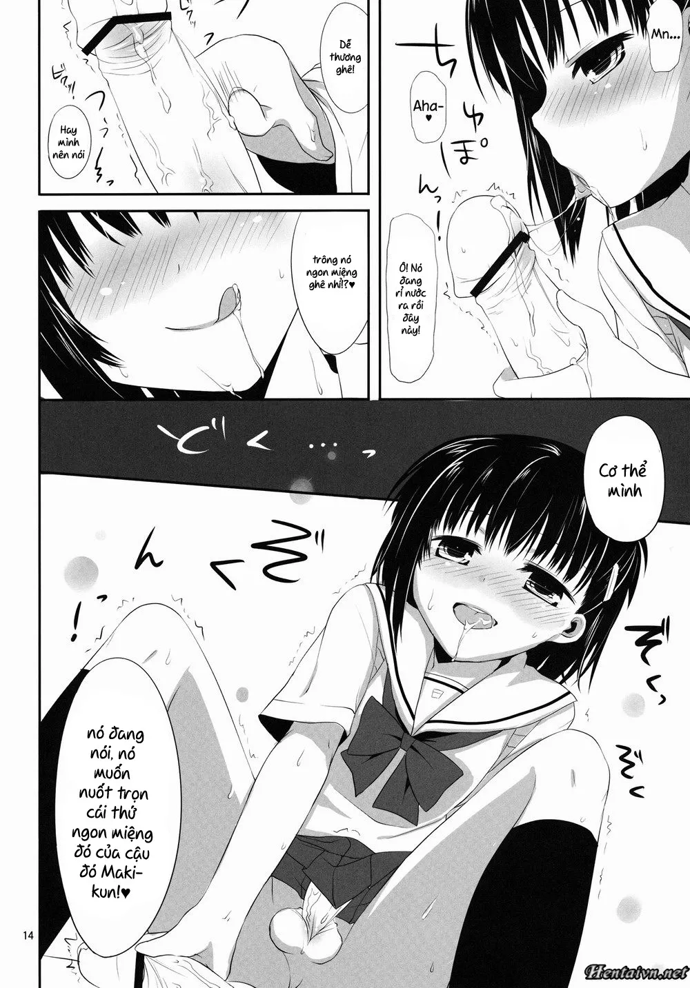HentaiVN.net - Ảnh 13 - Ore to Aikawa ga Hokenshitsu de Himitsu no xxx (Prunus Girl) [Me And Aikawa And Secret XXX In The Nurse's Office] - Chap 1