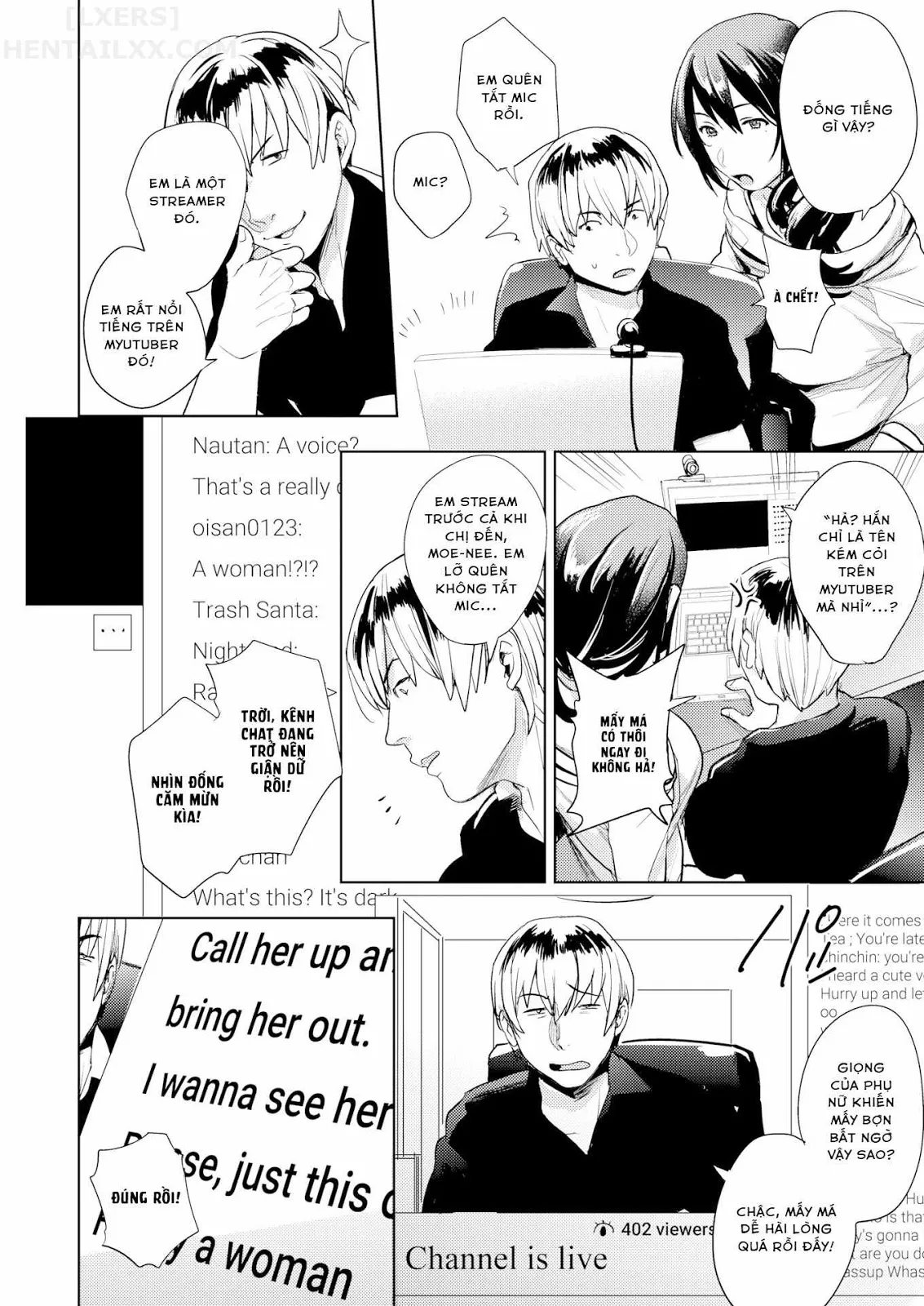 HentaiVN.net - Ảnh 10 - Naked Broadcasting! - Chap 1