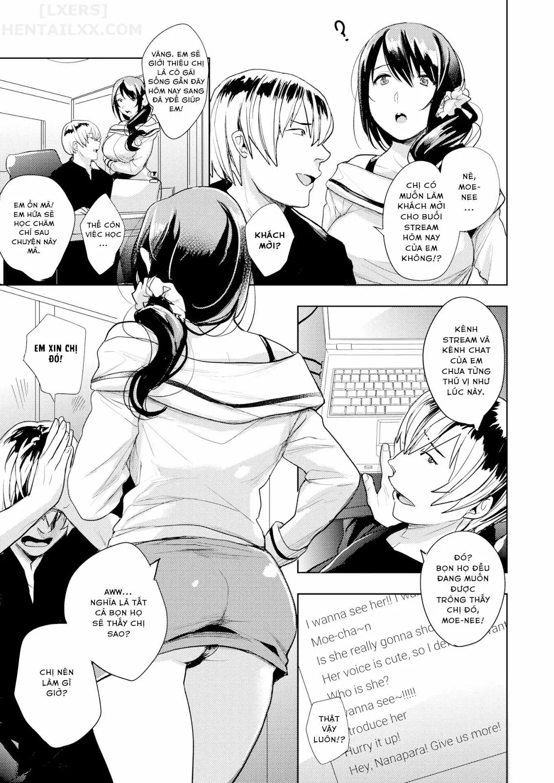 HentaiVN.net - Ảnh 11 - Naked Broadcasting! - Chap 1