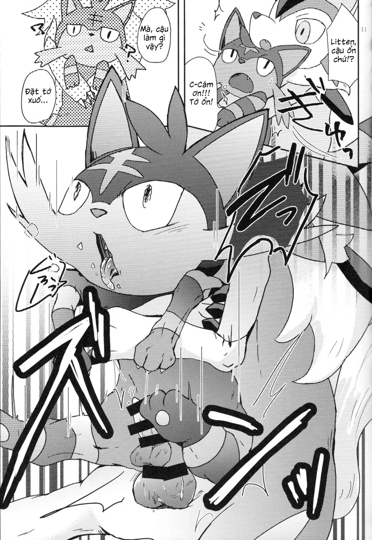 HentaiVN.net - Ảnh 13 - Our Secret Day In (Pokemon) [Bokura no Himitsu no Orusuban] - Chap 1