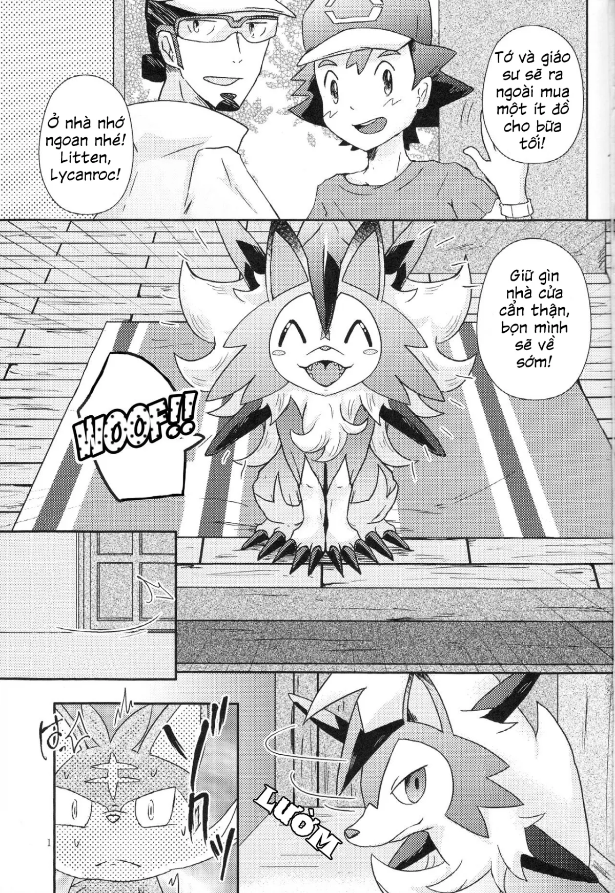 HentaiVN.net - Ảnh 3 - Our Secret Day In (Pokemon) [Bokura no Himitsu no Orusuban] - Chap 1