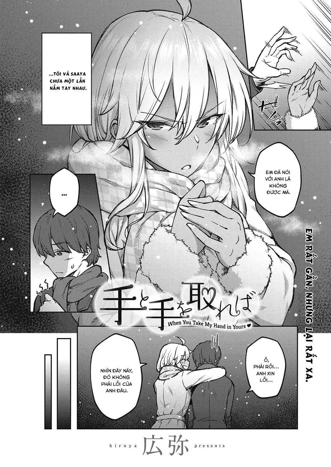 HentaiVN.net - Ảnh 3 - Khi anh nắm lấy tay em [When You Take My Hand in Yours] - Chap 1