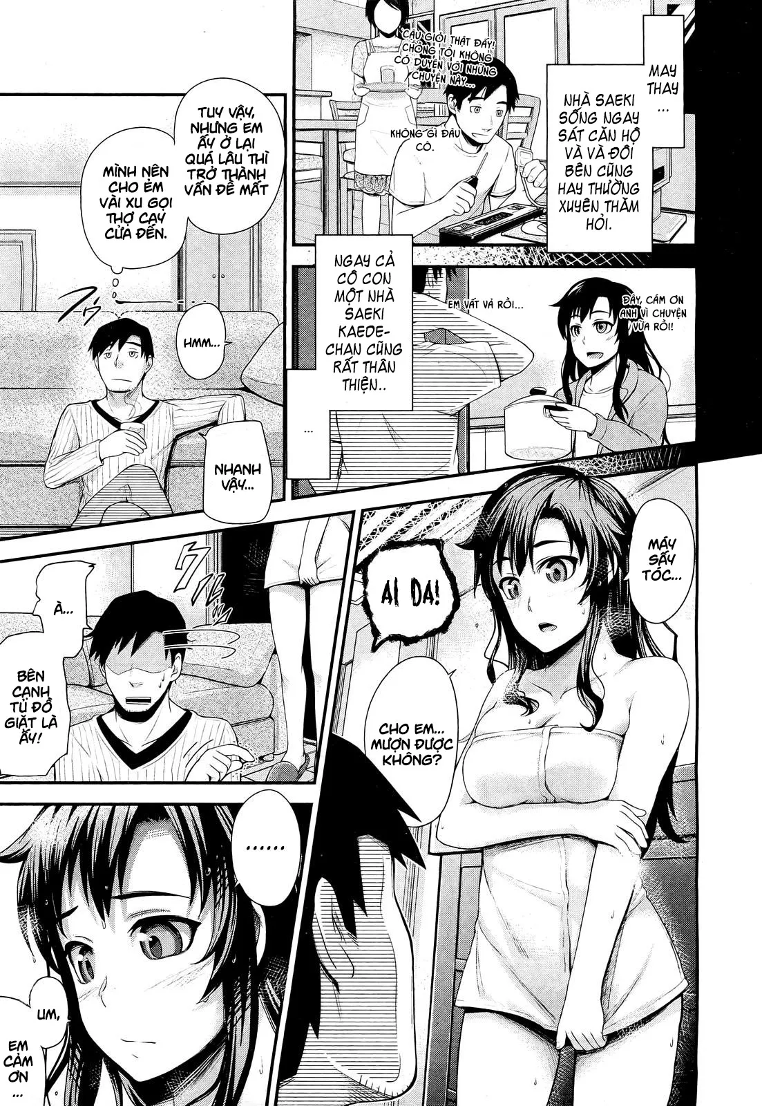 HentaiVN.net - Ảnh 4 - Tonari no Kaede-chan - Chap 1