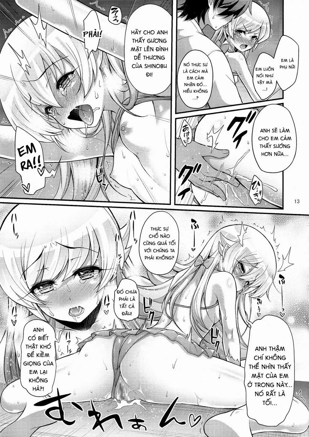 HentaiVN.net - Ảnh 14 - Pachimonogatari: Shinobu Collection (Bakemonogatari) - Chap 1