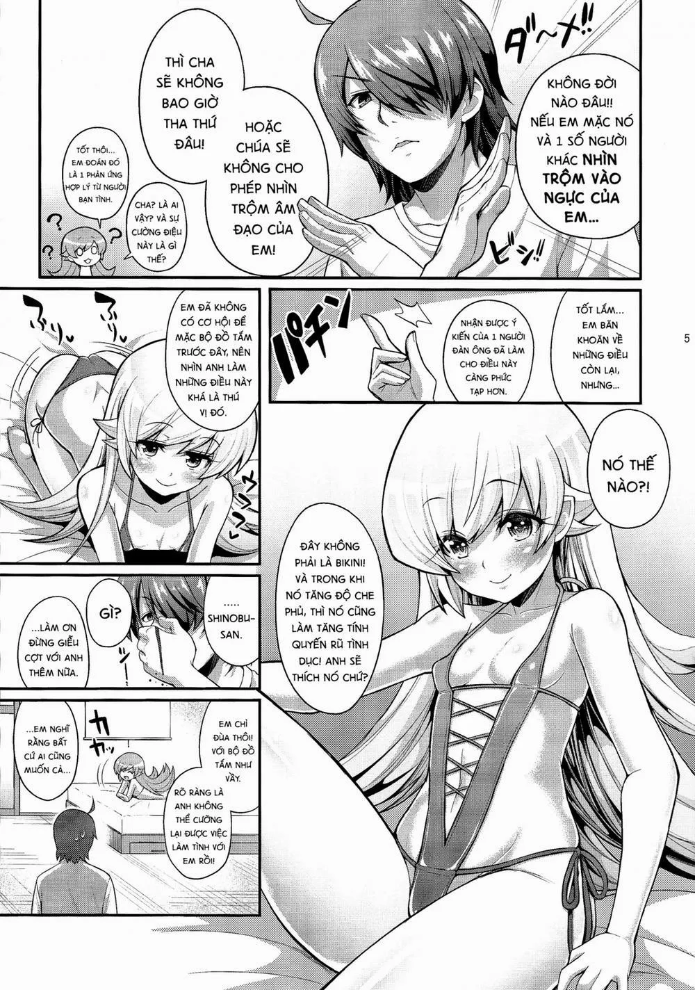 HentaiVN.net - Ảnh 6 - Pachimonogatari: Shinobu Collection (Bakemonogatari) - Chap 1