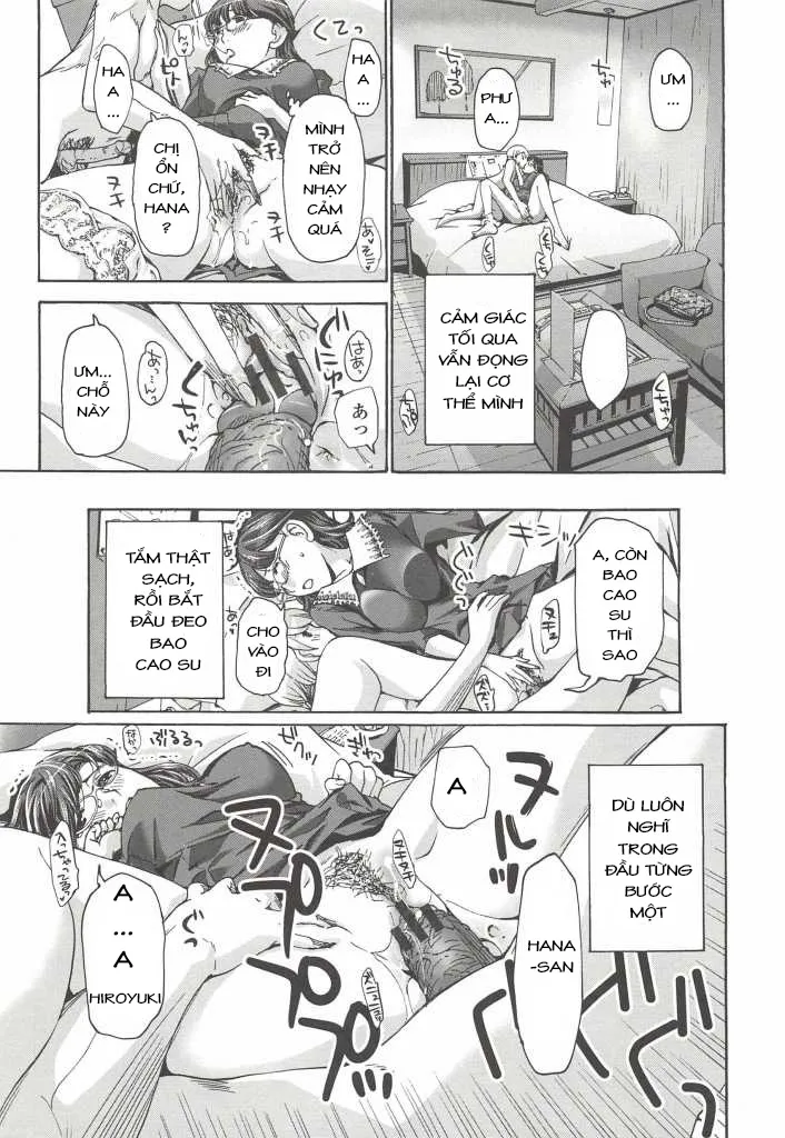HentaiVN.net - Ảnh 13 - Hana-san No Asagaeri [芭奈さんの朝帰り] - Chap 1