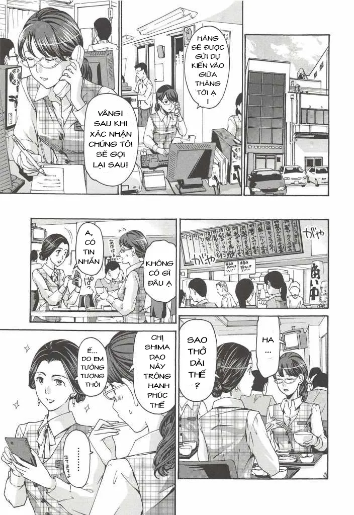 HentaiVN.net - Ảnh 5 - Hana-san No Asagaeri [芭奈さんの朝帰り] - Chap 1
