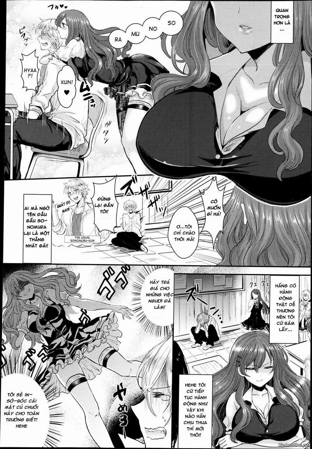 HentaiVN.net - Ảnh 4 - Hanten Kousei! Furyou to onna no boku Offence Reversal! - Chap 1