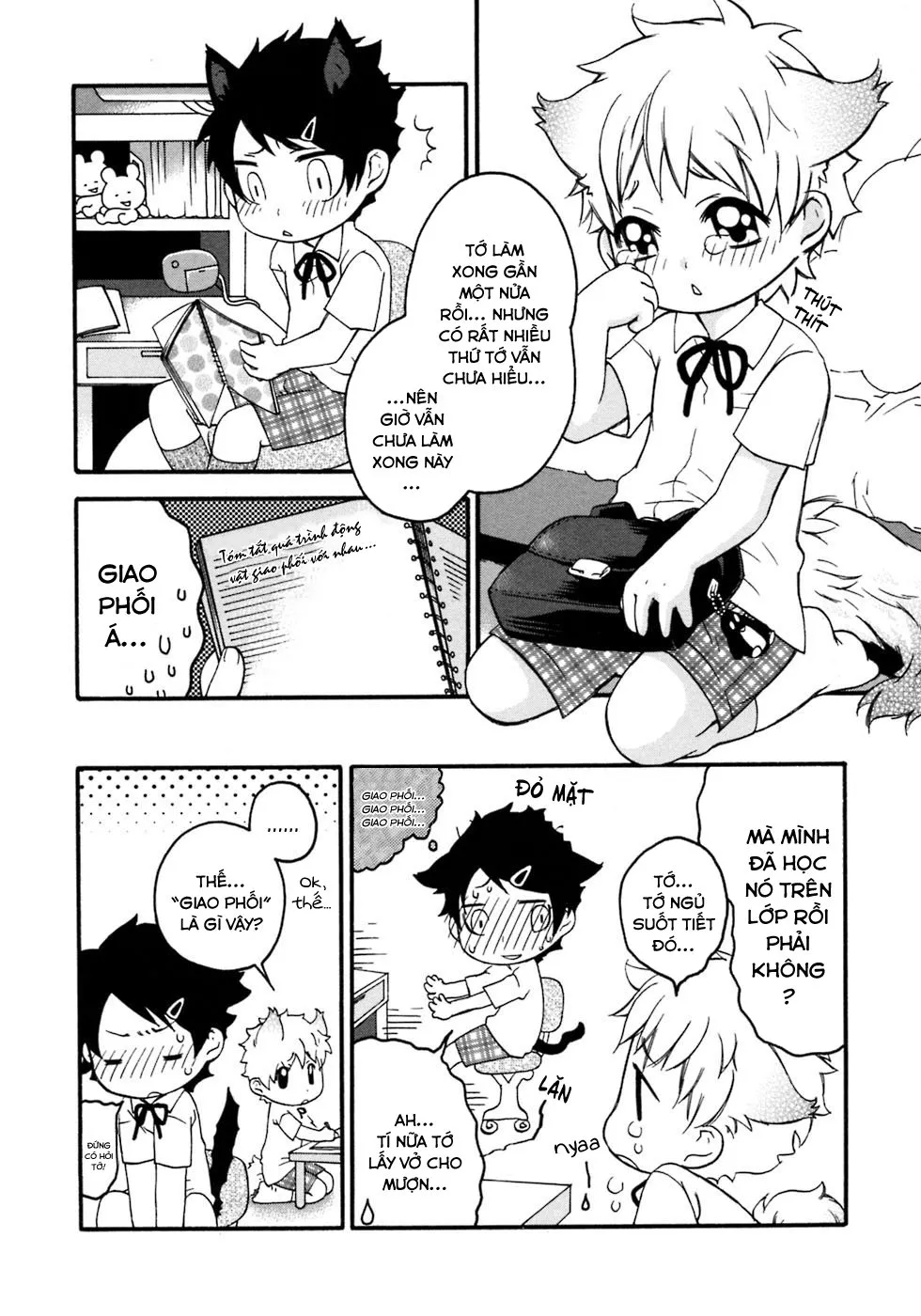 HentaiVN.net - Ảnh 3 - Homework! Homework! - Chap 1