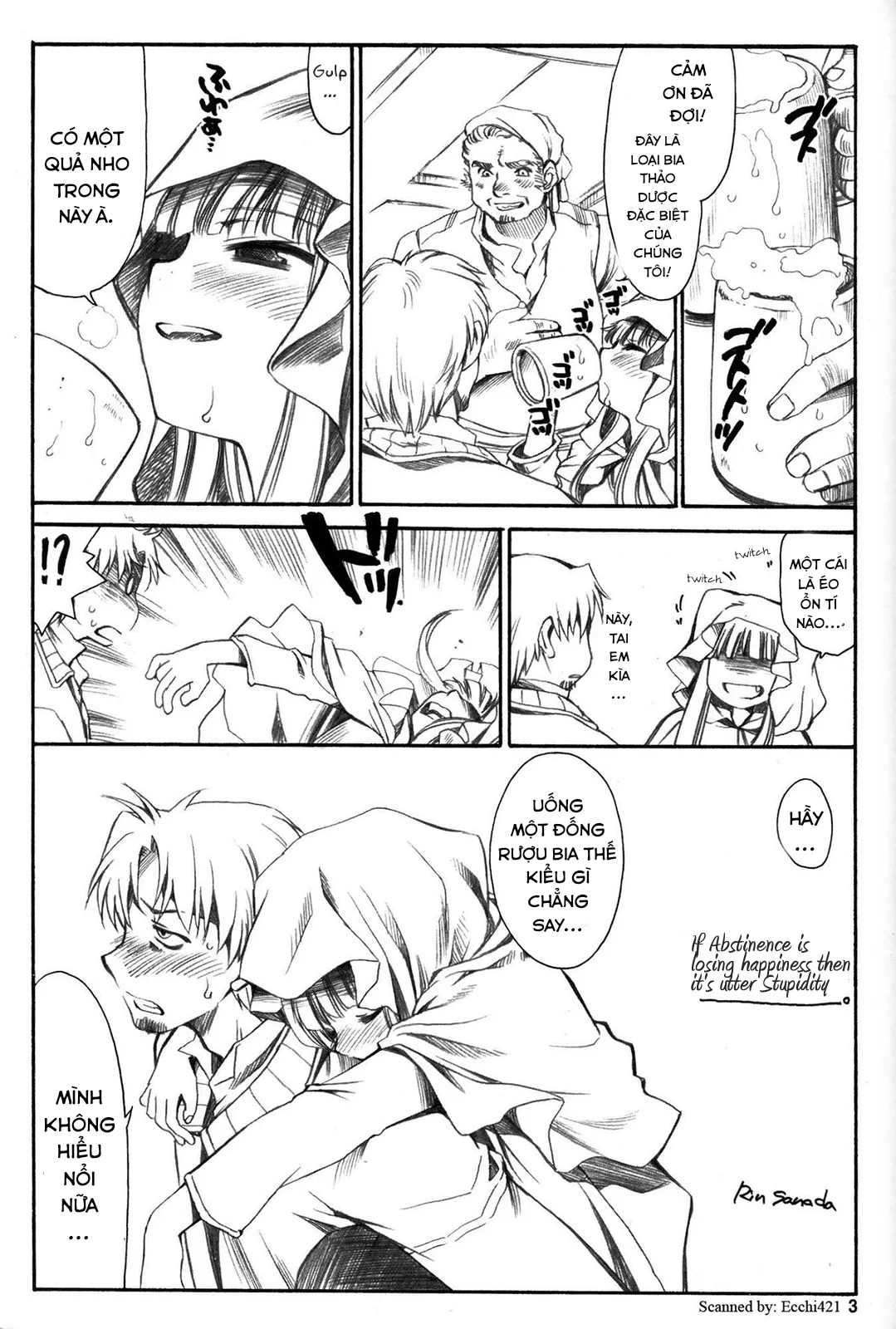 HentaiVN.net - Ảnh 3 - Shiawase o Ushinau Naraba Kinyoku Nado Gu no Kocchou (Sói và gia vị) [幸せを失うのならば禁欲など愚の骨頂] - Chap 1