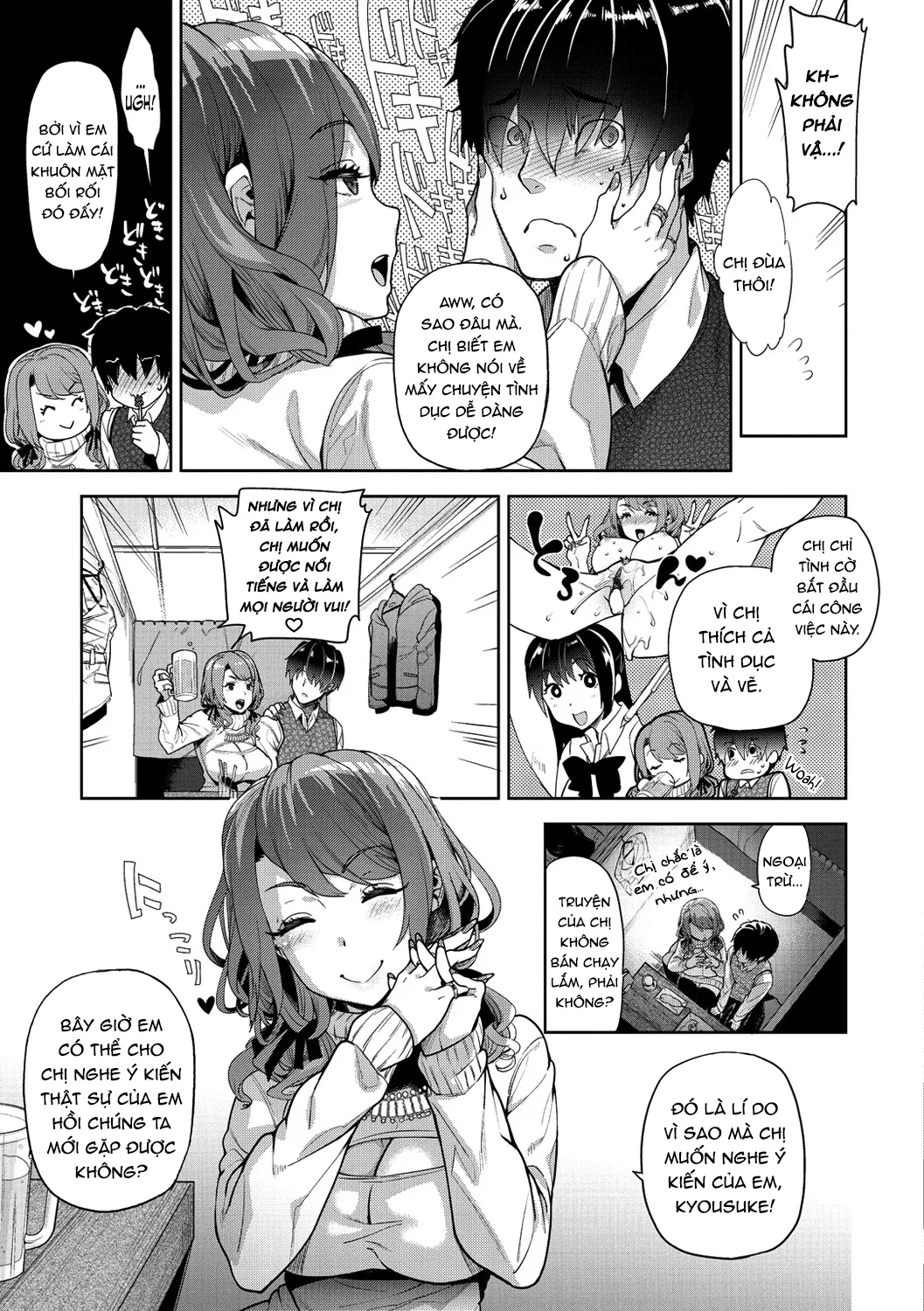 HentaiVN.net - Ảnh 4 - Ayutamu-Sensei (Furete Haitte Tokeatte...) - Chap 1