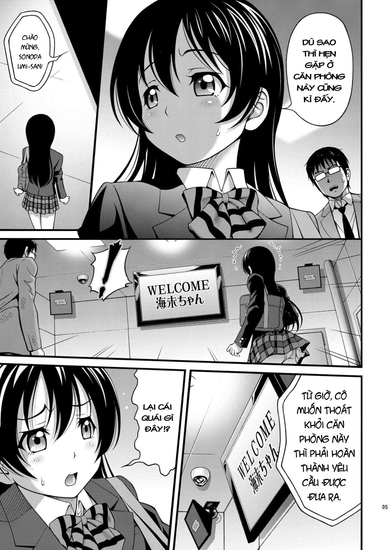 HentaiVN.net - Ảnh 5 - Umi-chan's Humiliation (Love Live!) [Umi-chan no Kutsujoku; うみちゃんの屈辱] - Chap 1