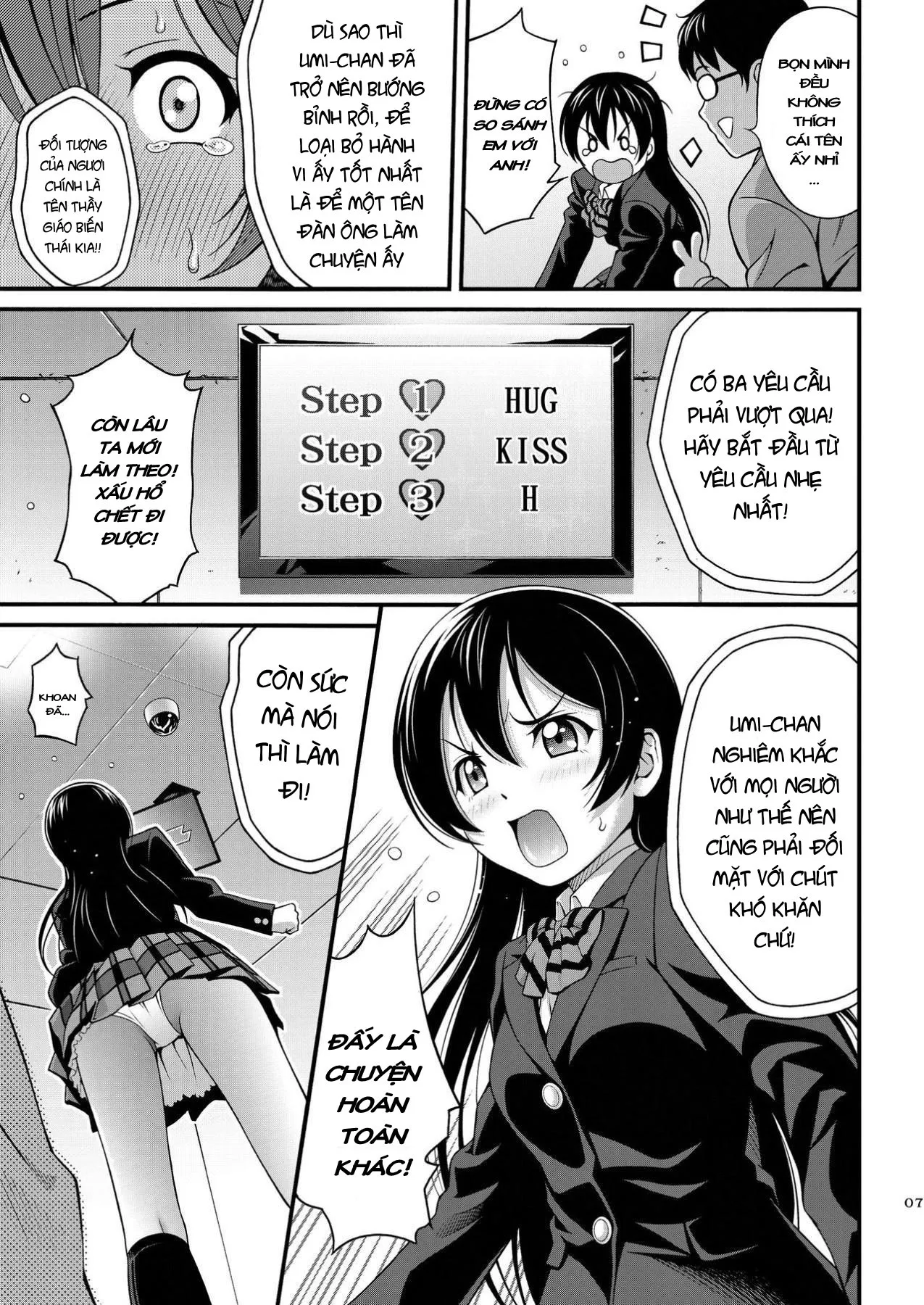HentaiVN.net - Ảnh 7 - Umi-chan's Humiliation (Love Live!) [Umi-chan no Kutsujoku; うみちゃんの屈辱] - Chap 1