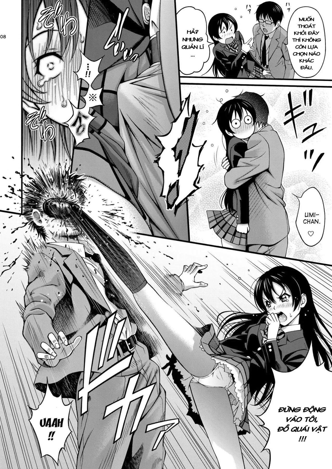 HentaiVN.net - Ảnh 8 - Umi-chan's Humiliation (Love Live!) [Umi-chan no Kutsujoku; うみちゃんの屈辱] - Chap 1