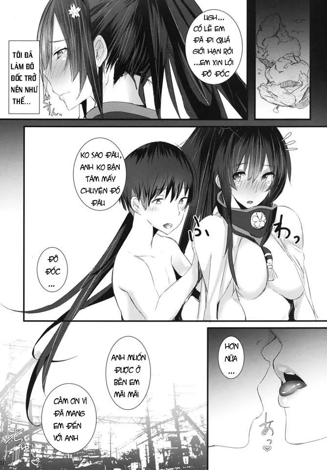 HentaiVN.net - Ảnh 16 - Yamato-san wa Se ga Takai. (Kantai Collection -KanColle-) [大和さんは背が高い。 (艦隊これくしょん -艦これ-)] - Chap 1