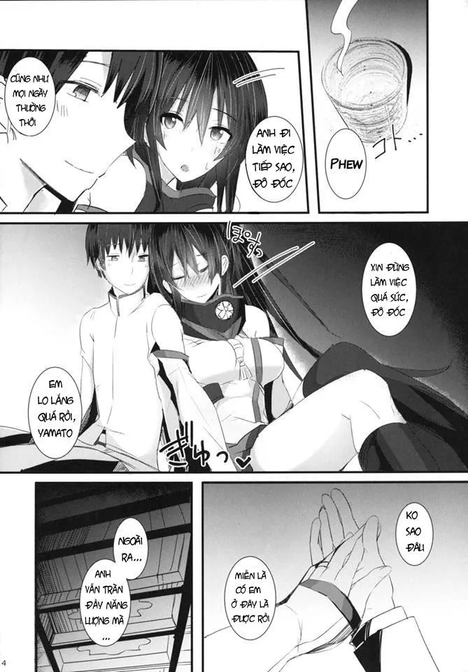 HentaiVN.net - Ảnh 3 - Yamato-san wa Se ga Takai. (Kantai Collection -KanColle-) [大和さんは背が高い。 (艦隊これくしょん -艦これ-)] - Chap 1