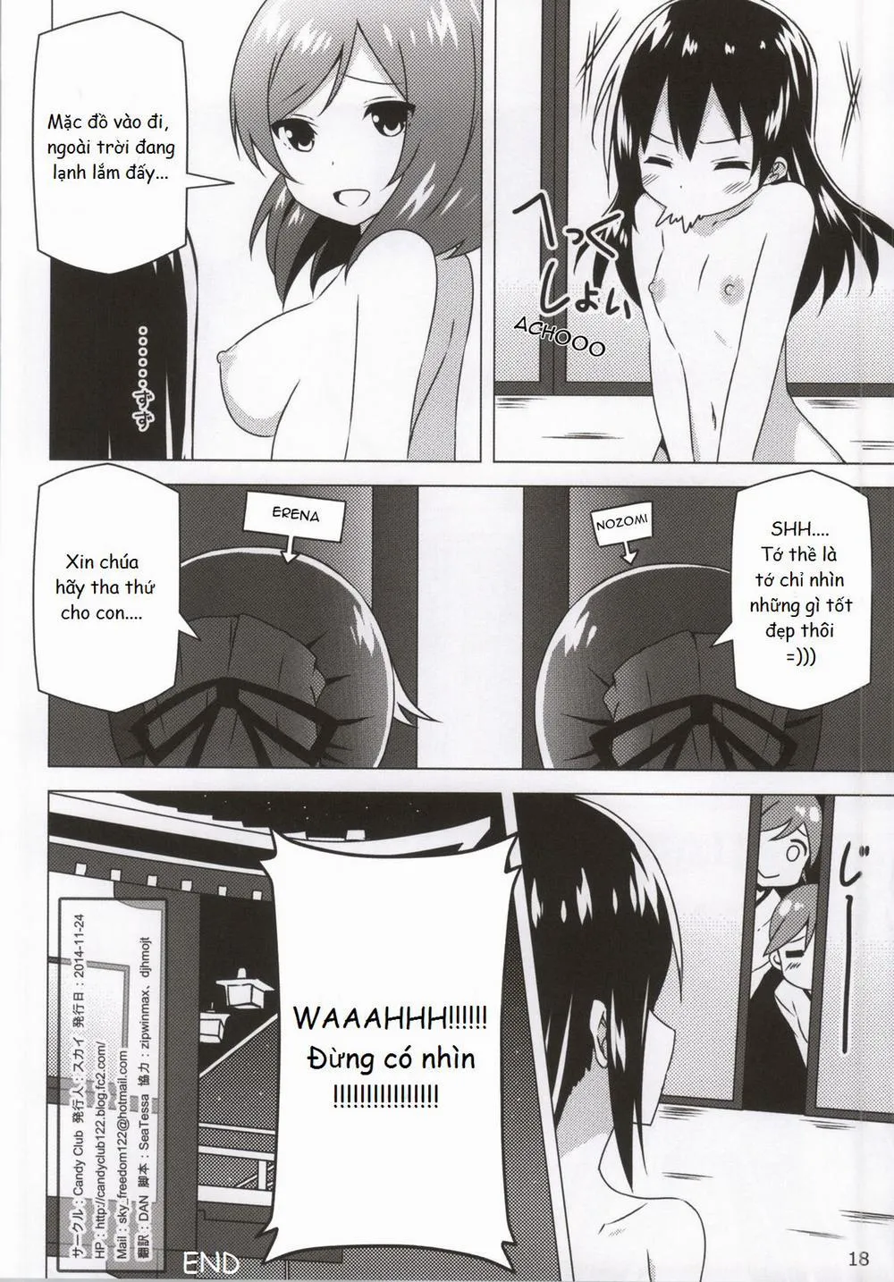 HentaiVN.net - Ảnh 19 - Endless Love ~Owari No Nai Aru Fuyu No Hi~ (Love Live!) - Chap 1