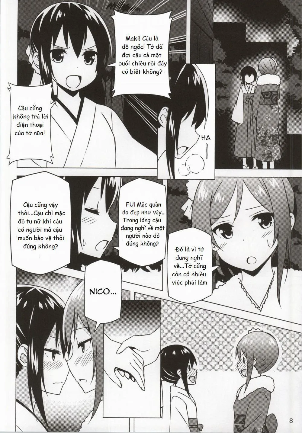 HentaiVN.net - Ảnh 9 - Endless Love ~Owari No Nai Aru Fuyu No Hi~ (Love Live!) - Chap 1