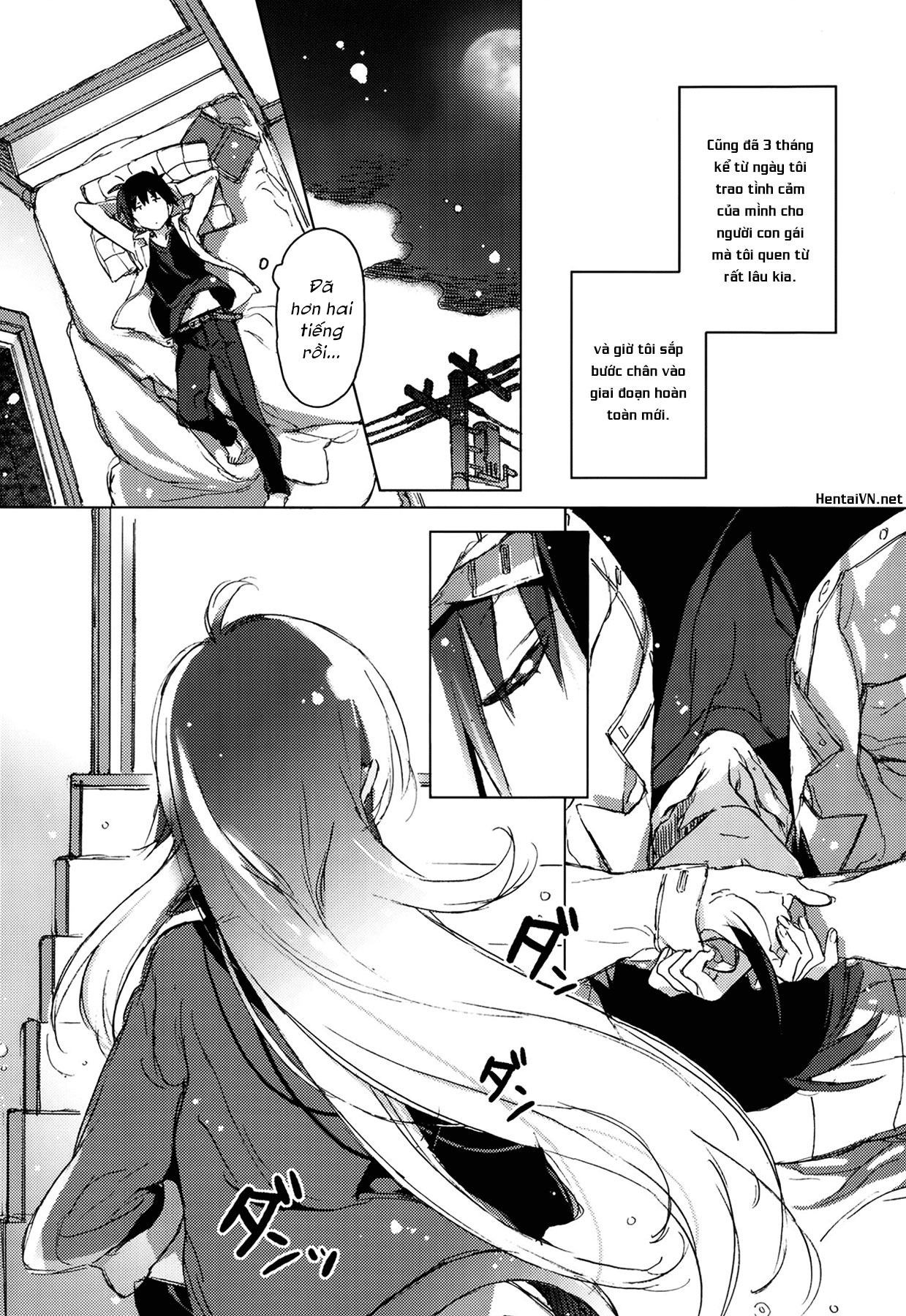 HentaiVN.net - Ảnh 4 - Em là bầu trời của anh [The center of my world] - Chap 1