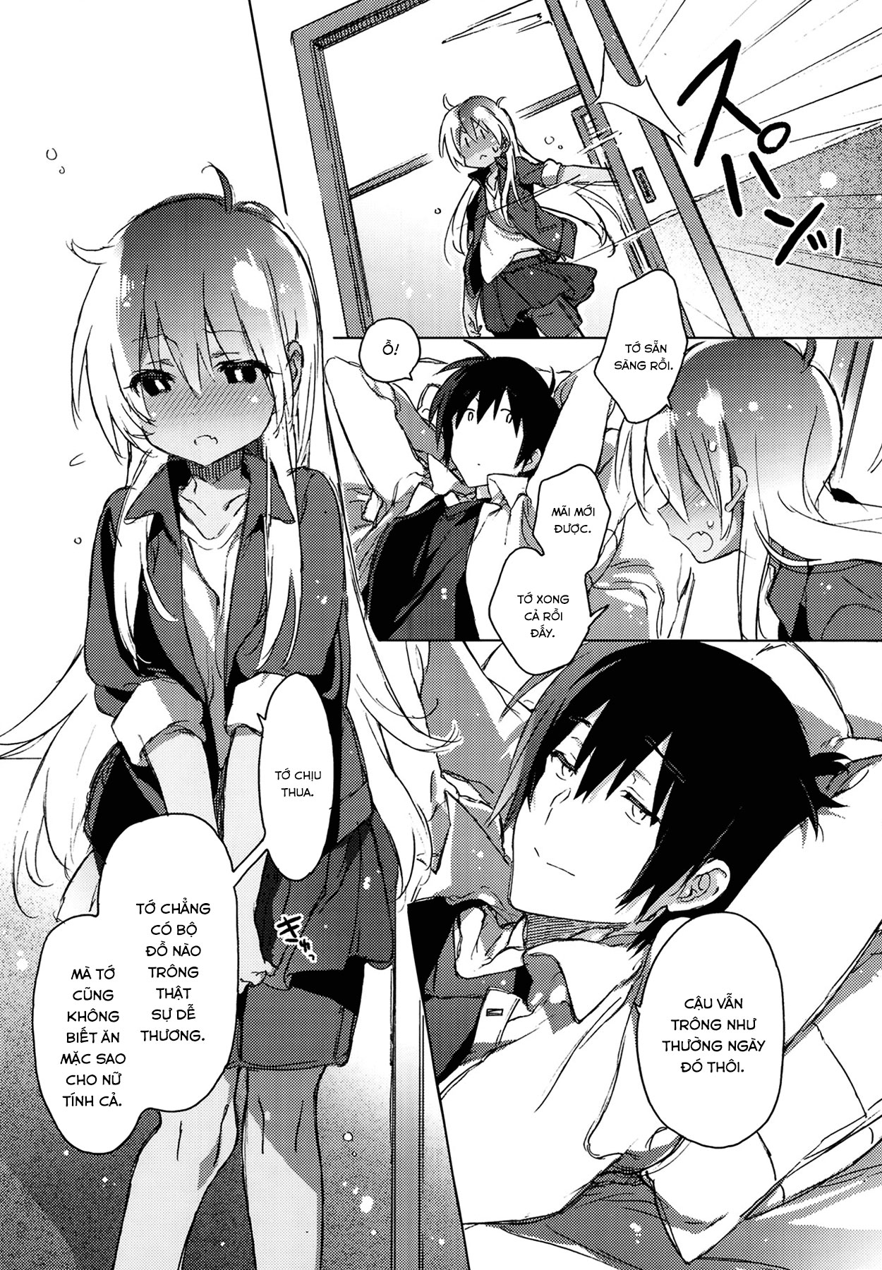 HentaiVN.net - Ảnh 5 - Em là bầu trời của anh [The center of my world] - Chap 1