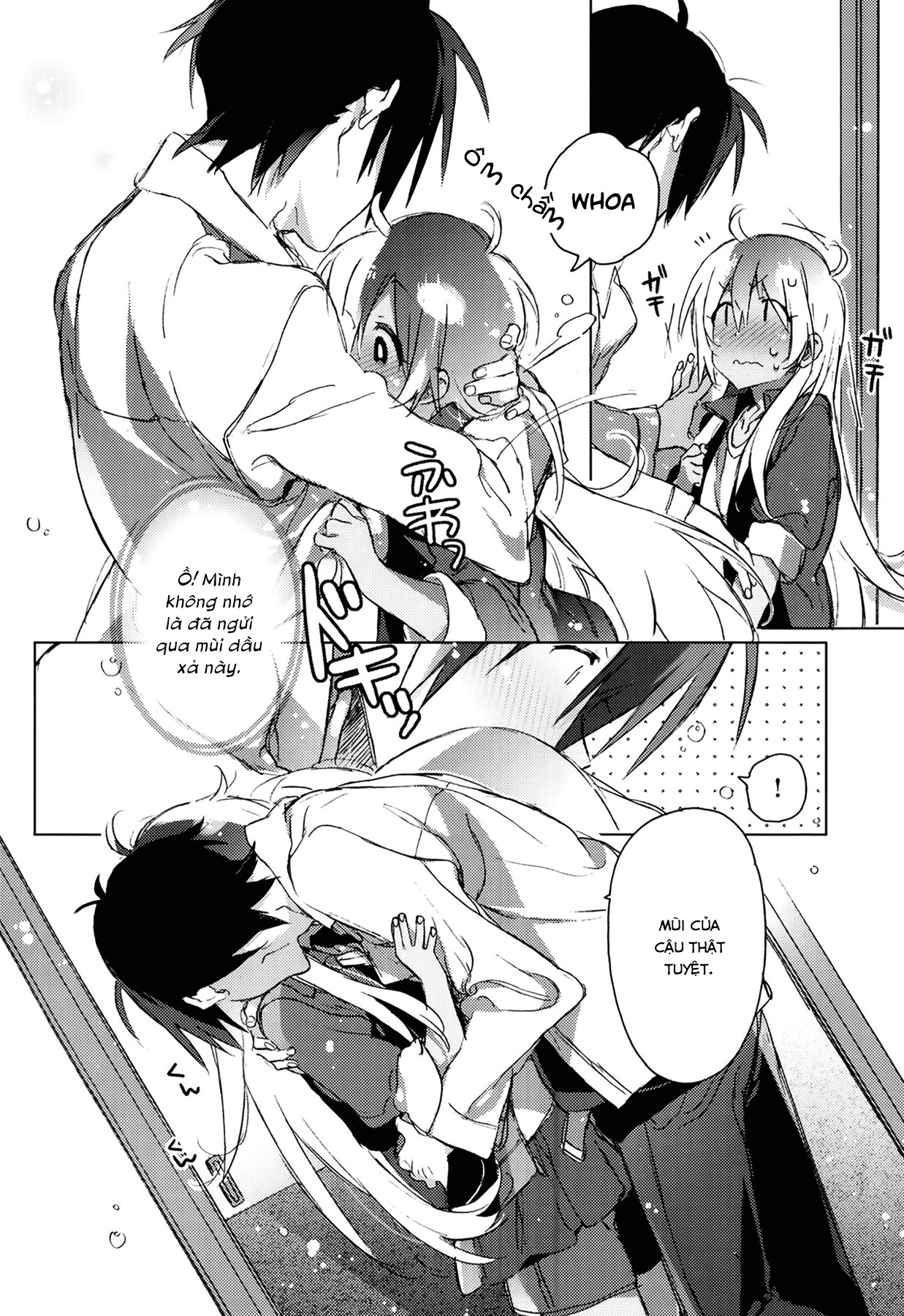 HentaiVN.net - Ảnh 6 - Em là bầu trời của anh [The center of my world] - Chap 1