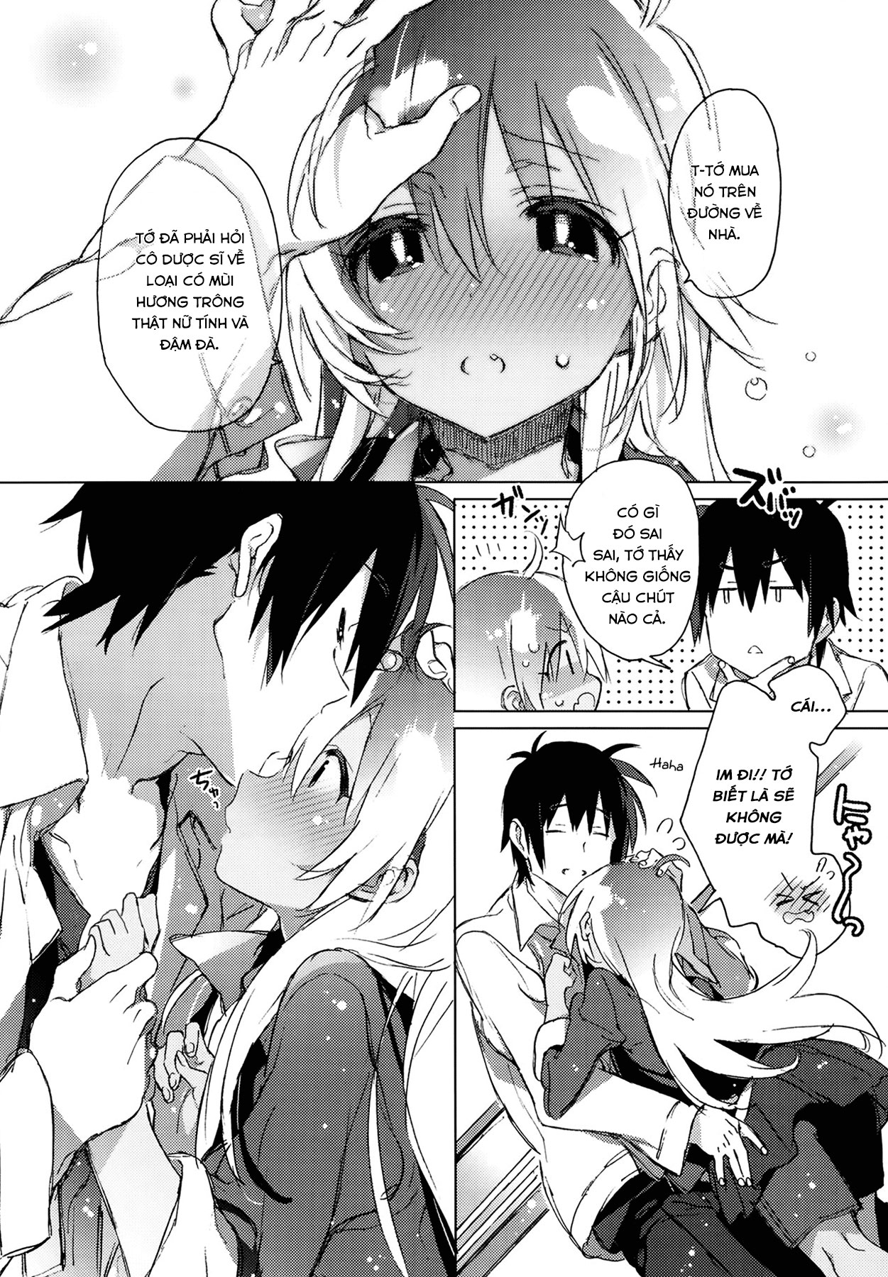 HentaiVN.net - Ảnh 7 - Em là bầu trời của anh [The center of my world] - Chap 1