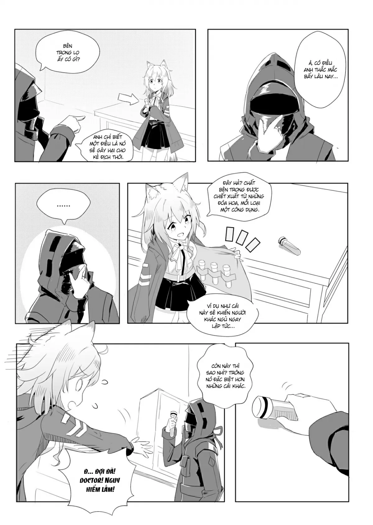 HentaiVN.net - Ảnh 3 - Horny Puppy Podenco (Arknights) - Chap 1