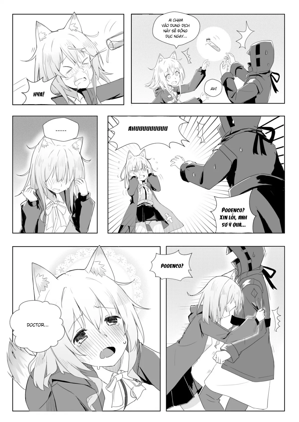 HentaiVN.net - Ảnh 4 - Horny Puppy Podenco (Arknights) - Chap 1