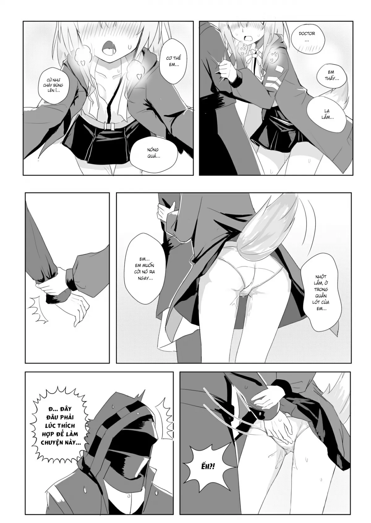 HentaiVN.net - Ảnh 5 - Horny Puppy Podenco (Arknights) - Chap 1
