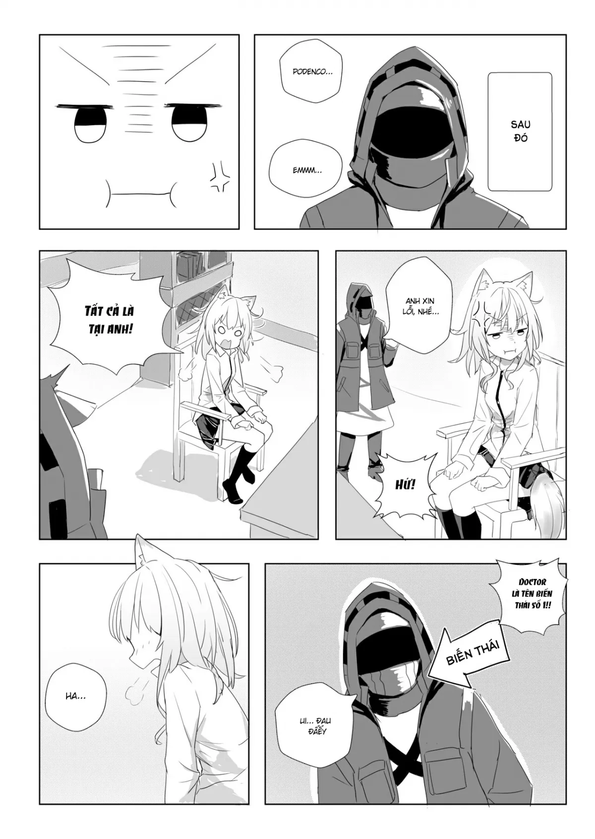 HentaiVN.net - Ảnh 8 - Horny Puppy Podenco (Arknights) - Chap 1