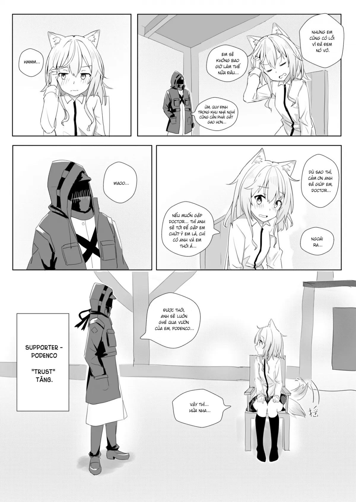 HentaiVN.net - Ảnh 9 - Horny Puppy Podenco (Arknights) - Chap 1