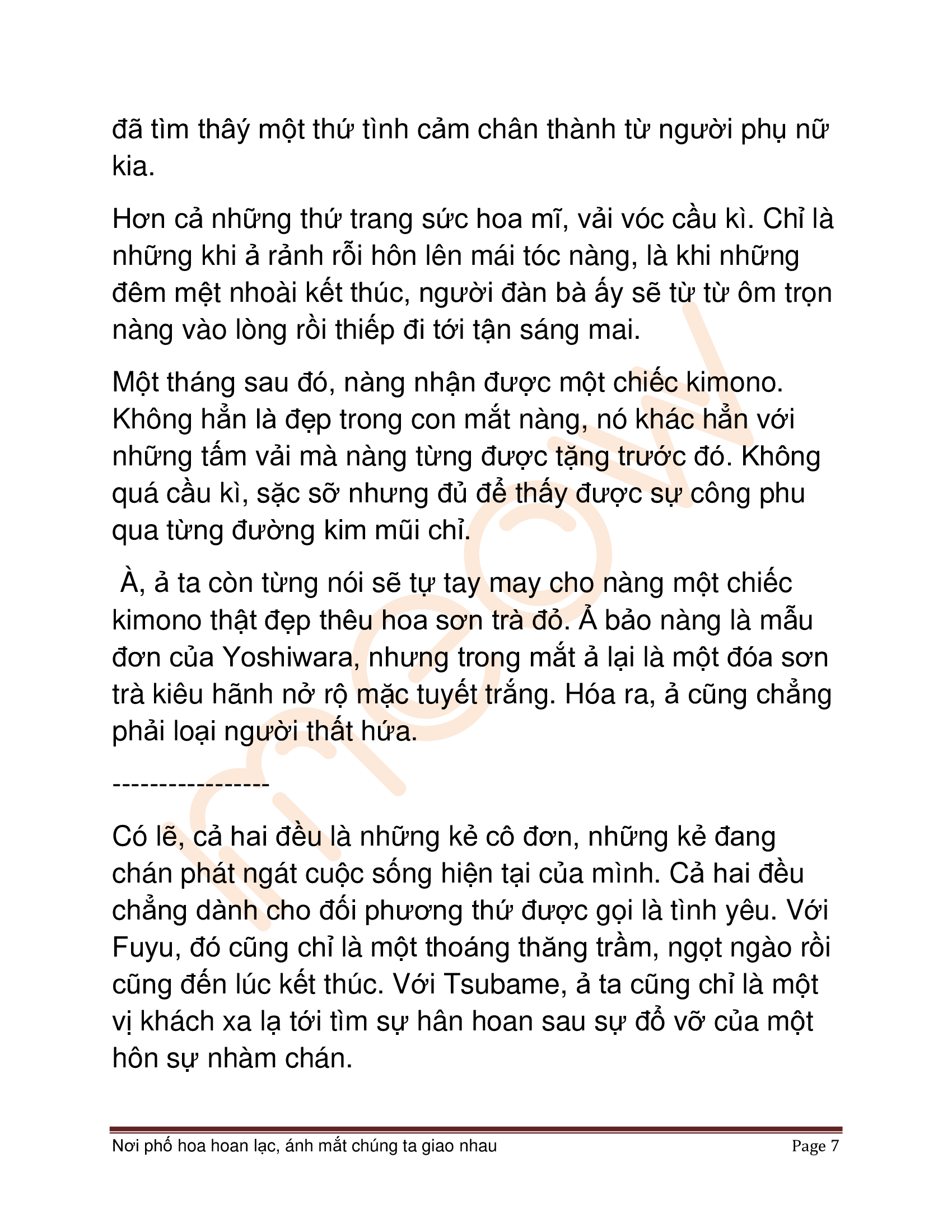HentaiVN.net - Ảnh 9 - Nơi phố hoa hoan lạc, ánh mắt chúng ta giao nhau - Chap 1